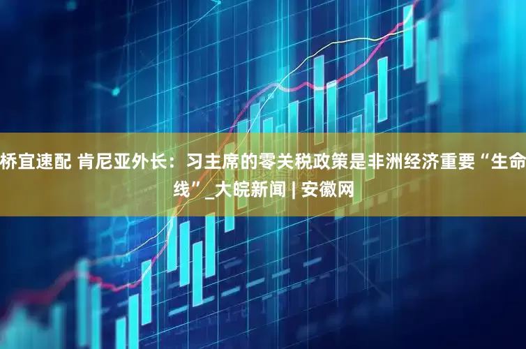 桥宜速配 肯尼亚外长：习主席的零关税政策是非洲经济重要“生命线”_大皖新闻 | 安徽网