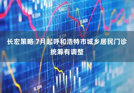 长宏策略 7月起呼和浩特市城乡居民门诊统筹有调整
