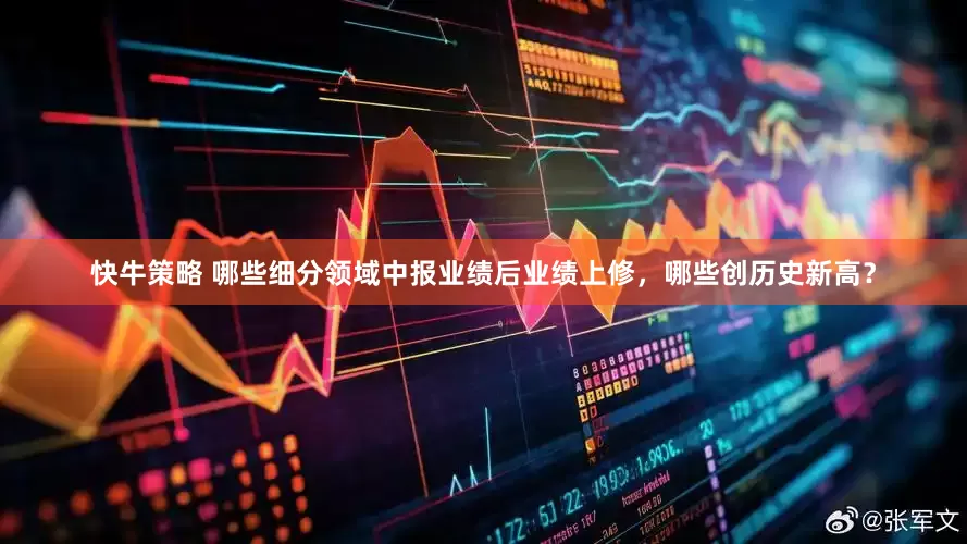 快牛策略 哪些细分领域中报业绩后业绩上修，哪些创历史新高？
