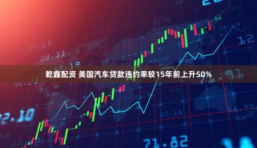 乾鑫配资 美国汽车贷款违约率较15年前上升50%